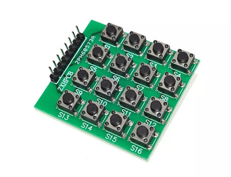 Matriz De 4x4 16 Tact Switch P/arduino   EM2353